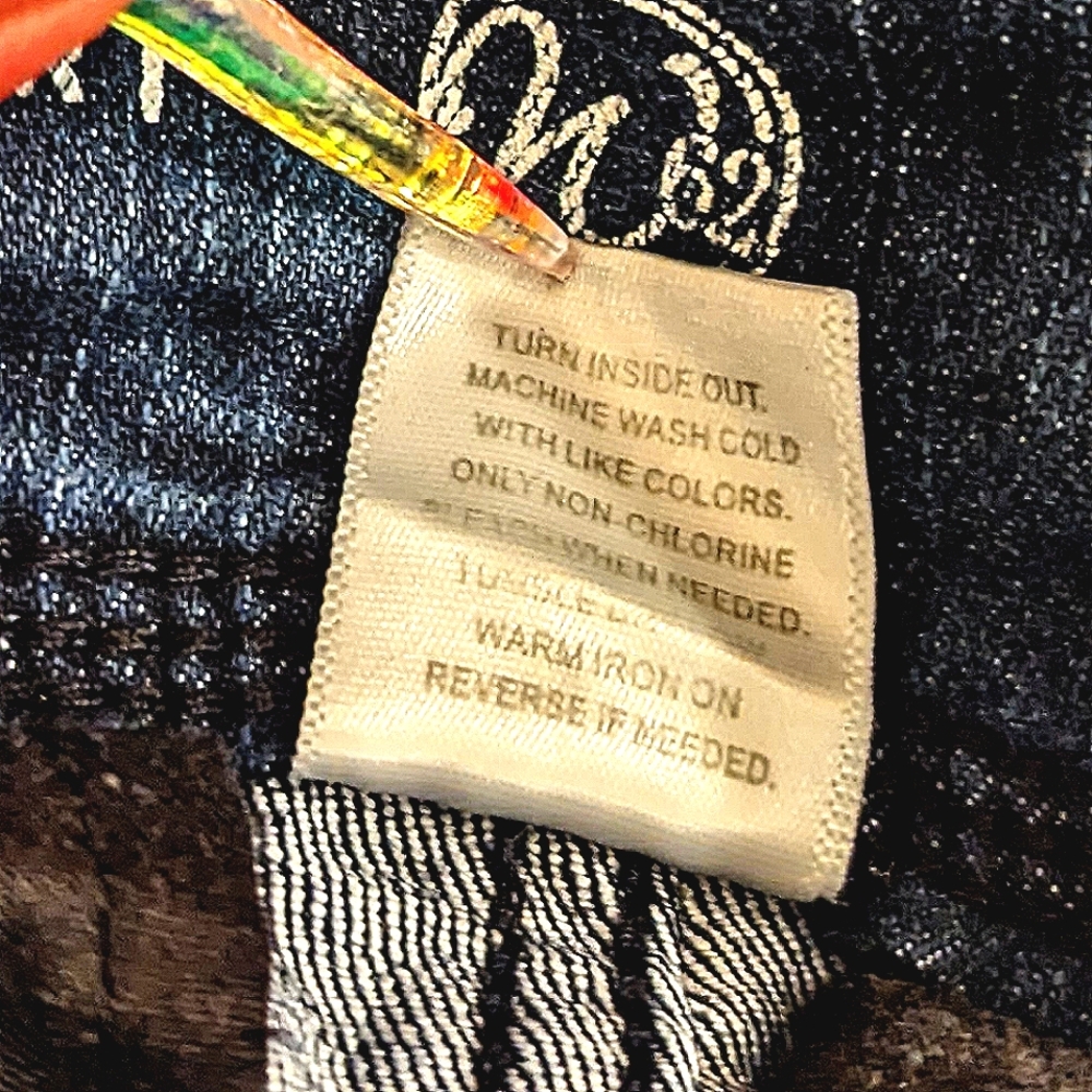 👖W62 Signature Fit Capri Jeans Strait Leg Blue - Picture 6 of 7